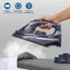 plancha oster 2 en 1 inalámbrica con base de carga